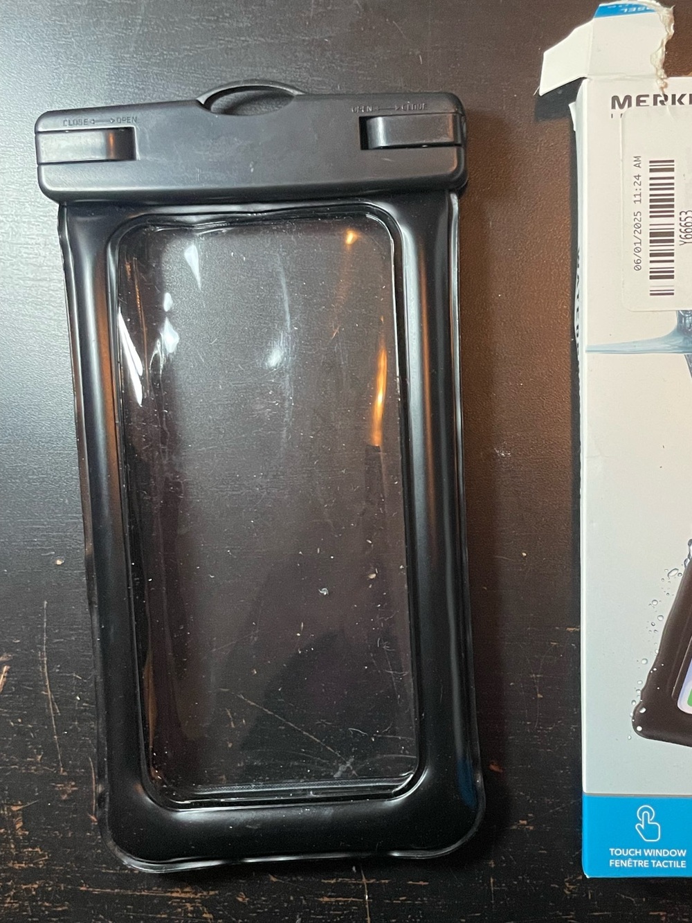 Merkury Universal Waterproof Phone Pouch - Black